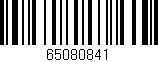 Código de barras (EAN, GTIN, SKU, ISBN): '65080841'