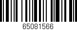 Código de barras (EAN, GTIN, SKU, ISBN): '65081566'