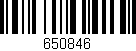 Código de barras (EAN, GTIN, SKU, ISBN): '650846'