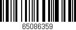Código de barras (EAN, GTIN, SKU, ISBN): '65086359'