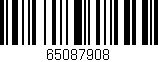 Código de barras (EAN, GTIN, SKU, ISBN): '65087908'