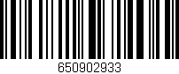 Código de barras (EAN, GTIN, SKU, ISBN): '650902933'