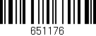 Código de barras (EAN, GTIN, SKU, ISBN): '651176'