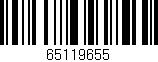 Código de barras (EAN, GTIN, SKU, ISBN): '65119655'