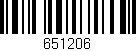 Código de barras (EAN, GTIN, SKU, ISBN): '651206'