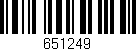 Código de barras (EAN, GTIN, SKU, ISBN): '651249'