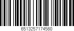 Código de barras (EAN, GTIN, SKU, ISBN): '6513257174560'
