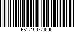Código de barras (EAN, GTIN, SKU, ISBN): '6517198779808'