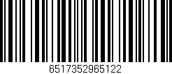 Código de barras (EAN, GTIN, SKU, ISBN): '6517352965122'