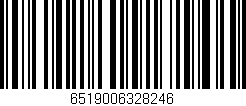 Código de barras (EAN, GTIN, SKU, ISBN): '6519006328246'