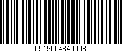 Código de barras (EAN, GTIN, SKU, ISBN): '6519064849998'