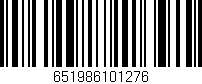 Código de barras (EAN, GTIN, SKU, ISBN): '651986101276'