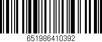 Código de barras (EAN, GTIN, SKU, ISBN): '651986410392'