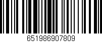 Código de barras (EAN, GTIN, SKU, ISBN): '651986907809'