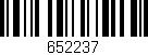 Código de barras (EAN, GTIN, SKU, ISBN): '652237'