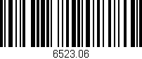Código de barras (EAN, GTIN, SKU, ISBN): '6523.06'