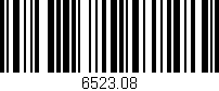 Código de barras (EAN, GTIN, SKU, ISBN): '6523.08'