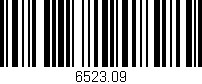 Código de barras (EAN, GTIN, SKU, ISBN): '6523.09'