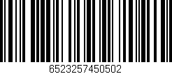 Código de barras (EAN, GTIN, SKU, ISBN): '6523257450502'