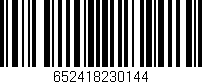 Código de barras (EAN, GTIN, SKU, ISBN): '652418230144'