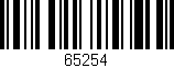 Código de barras (EAN, GTIN, SKU, ISBN): '65254'