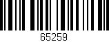 Código de barras (EAN, GTIN, SKU, ISBN): '65259'