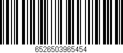 Código de barras (EAN, GTIN, SKU, ISBN): '6526503965454'