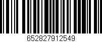 Código de barras (EAN, GTIN, SKU, ISBN): '652827912549'