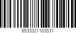 Código de barras (EAN, GTIN, SKU, ISBN): '6533321103531'