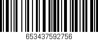 Código de barras (EAN, GTIN, SKU, ISBN): '653437592756'
