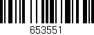 Código de barras (EAN, GTIN, SKU, ISBN): '653551'