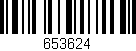 Código de barras (EAN, GTIN, SKU, ISBN): '653624'