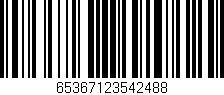 Código de barras (EAN, GTIN, SKU, ISBN): '65367123542488'
