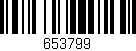 Código de barras (EAN, GTIN, SKU, ISBN): '653799'