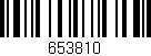 Código de barras (EAN, GTIN, SKU, ISBN): '653810'