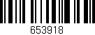 Código de barras (EAN, GTIN, SKU, ISBN): '653918'