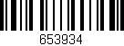 Código de barras (EAN, GTIN, SKU, ISBN): '653934'