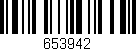 Código de barras (EAN, GTIN, SKU, ISBN): '653942'