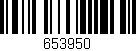 Código de barras (EAN, GTIN, SKU, ISBN): '653950'