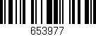 Código de barras (EAN, GTIN, SKU, ISBN): '653977'