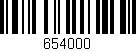 Código de barras (EAN, GTIN, SKU, ISBN): '654000'