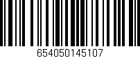 Código de barras (EAN, GTIN, SKU, ISBN): '654050145107'