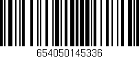 Código de barras (EAN, GTIN, SKU, ISBN): '654050145336'