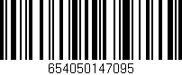 Código de barras (EAN, GTIN, SKU, ISBN): '654050147095'