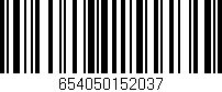 Código de barras (EAN, GTIN, SKU, ISBN): '654050152037'