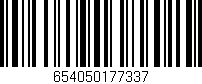 Código de barras (EAN, GTIN, SKU, ISBN): '654050177337'
