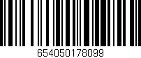 Código de barras (EAN, GTIN, SKU, ISBN): '654050178099'