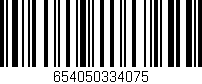 Código de barras (EAN, GTIN, SKU, ISBN): '654050334075'