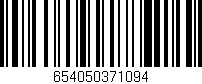 Código de barras (EAN, GTIN, SKU, ISBN): '654050371094'