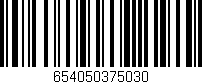 Código de barras (EAN, GTIN, SKU, ISBN): '654050375030'